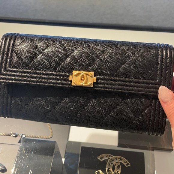SOLD Chanel Caviar Large Wallet, new